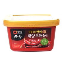 청정원 순창 현미 태양초 매운 고추장 골드 2KG, 1개