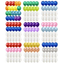 펄 풍선 20P 혼합 세트 케익 가랜드 고급스러운 컬러 파티용품 돌잔치 브라이더샤워 프로포즈 생일 행사 축하 실내 풍선 장식 생일파티용품 화이트데이 기념, 아이스아쿠아