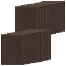 20장 국산 칼라 순면 행주, 커피브라운10장+커피브라운10장