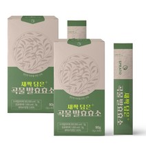 새싹담은 곡물 발효효소 15종 혼합 곡물 분말 새싹보리 속편한 분해 효소 가루 파우더 스틱, 2개, 30포