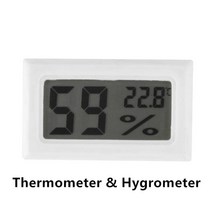 온도 조절기 컨트롤러 자동 측정기 센서 디지털 계 습도 계, 1-하얀