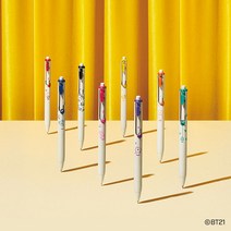 유니 BT21 유니볼원 볼펜 리미티드 한정판 UMN-SBT-38, PINK