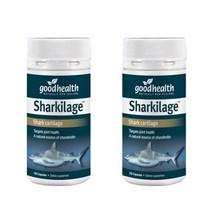 (뉴질랜드직배) 굿헬스 샤크리지 상어연골 추출물 100캡슐 2팩 Good Health Sharkilage Shark cartilage 100 Capsules, 2개