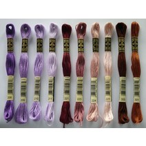 DMC자수실 면사(25번사) 8M (208~301), 210