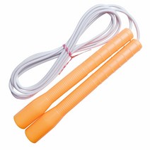 제이에프로프(JFROPE) 스피드 줄넘기 19.7cm 기본형, 주황색+흰색, 가로형