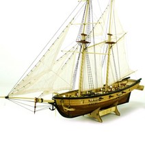 목조 선박 모델 빌딩 키트 홈 모델 장식 보트 퍼즐 장난감 DIY 세일봇 할콘 골동품 아틸러리 모델 키트, default