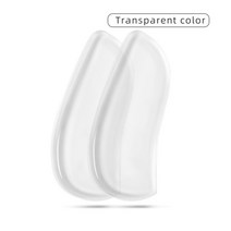 무릎교정기 2 pcs 실리콘 안창 orthotics xo-type 다리 젤 베개 발 뒤꿈치 정형 안창 신발 패드 피트 케어 솔리드, 투명한, l
