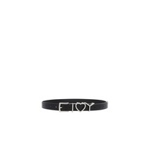 와이프로젝트 여성 Y 하트 벨트 25MM(BELT11B-S23 BLACK / SILVER / RHINESTONE) 블랙