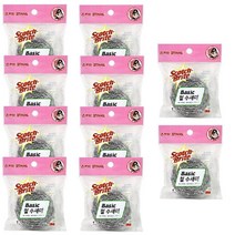 3M 스카치브라이트 Basic 스텐수세미 베이직 철 수세미 30g, 10개, 1개입