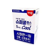 TORIMALL 해피홈 근육통/관절통/허리통증/어깨결림 슈퍼쿨파스 5매입, 2개