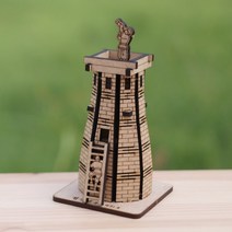 3D입체퍼즐 나무퍼즐 첨성대 만들기 수업 놀이키트 장난감 집콕놀이 취미, 상세설명참조, 21pcs