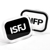 나만의 엠비티아이 MBTI 심플 그립톡, ENFP, 1개, 검은바탕 흰글씨