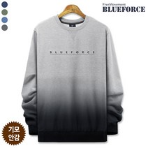 블루포스 남여공용 헨트 기모맨투맨(JJMTU5) 커플티셔츠 단체 긴팔티셔츠 맨투맨