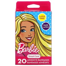 Smart Care Barbie Adhesive Bandages 20 Count