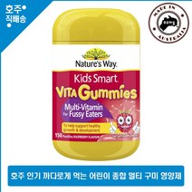 호주 직구 어린이 종합 영양제 네이쳐스웨이 입맛 까다로운 키즈 멀티 비타민 150 구미, 1개, 150정
