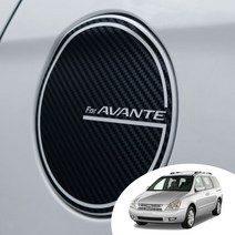 어른킹 그랜드 카니발 주유구 포인트 오일캡 레터링 로고 데칼 스티커 자동차 몰딩 랩핑 시트지, 그랜드카니발-카본블랙(주유구)