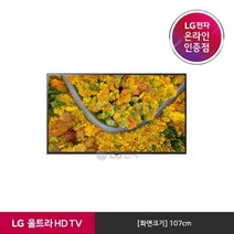 엘지(LG) [LG][공식판매점] 울트라HD TV 벽걸이형 43UR642SW (107cm / 단품명 43UR642S0NC), 폐가전수거없음