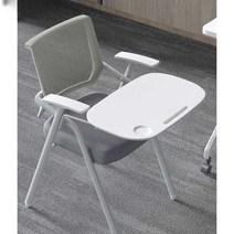 의자키보드 받침대 일체형 연수원 대강당 폴딩 자습실, 그레이