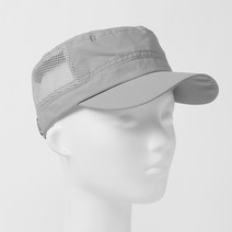 넘버즈 메쉬 군모(그레이) 남녀공용 밀리터리캡