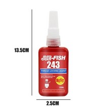 록타이트 243 나사 접착제 무산소 느슨한 미끄럼 방지 씰링 스레드 잠금제 코크 실러 50ml, 01 50ml