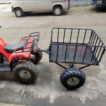 ATV 트레일러 짐칸 수레 운반기 랙 소형 견인 리어 오토바이트레일러, 차체(휠 및 타이어 제외)