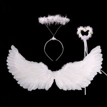 천사날개 천사 머리띠 파티 사진촬영 할로윈 소품, 천사머리띠, 천사머리띠