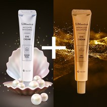 [1+1] 에스제이엠 아이크림 화이트닝 미백 30ml + 링클리스 주름 케어 30ml, 1세트(2개)