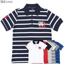 MJ JUNIOR 주니어자수배색PK티셔츠(여름)22S