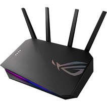 아수스 ASUS ROG Strix AX5400 WiFi 6 게임 라우터(GS-AX5400) - 전용 포트 VPN 퓨전 평생 무료 인터넷 보안 인스턴트 Guard AiMesh 적응형, AX5400 ROG Strix
