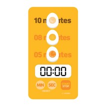 디자인에버 수능타이머 타이머 타임 디지털 스터디타이머 에그 키친타이머 키친 - 8W921AA5, 1개, 1개