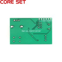MG995 SG90 서보 노브 제어 모듈 듀얼 직렬 포트 모터 드라이브 컨트롤러 보드 스티어링 기어 디버깅, 한개옵션0