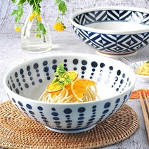 일본 도자기 면기 우동기 덮밥 라면 우동 냉면 라멘 그릇, 1개, 09-스다레 면기 대