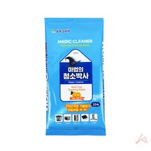 VEDANA_ 마법의 청소 박사 차량 집 주거 대청소 포 유리 거울 세정 물 티슈 만능 기름때 크리너 4430904p, 기본