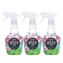 샤프란 꽃담초 섬유탈취제 자스민 본품, 400ml, 3개입