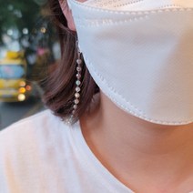 원석컷팅 오로라 코팅 써지컬 비즈 마스크 목걸이 줄 스트랩 20대후반여자선물 하기 좋은 필수 아이템 안경줄