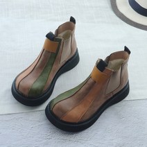 여성 일본스타일 빅헤드 앵글 가을 겨울 잉글랜드 첼시부츠