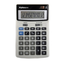 알파 12단 계산기 IC-310, 혼합 색상, 2개