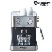 맥널티(Mcnulty) 홈카페 반자동 에스프레소 커피머신 MCM6861S