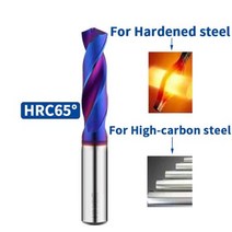 스틸리벳 접시머리 둥근머리 리벳 카바이드용 솔리드 텅스텐 카바이드 비트 금속 작업 도구 드릴 세트 하드 메탈, 1.6mm+65drill bit