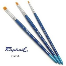 라파엘 8264 Kaerell blue 사선붓 구성붓 공예붓 / 옵션선택, 4호