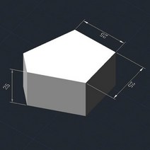 25mm 광학 유리 펜타 프리즘 직각 90 도 거울 다각형 특수 삼각형 오각형, 한개옵션0