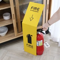 금손간판 소화기 3.3 커버 가림막 거치대 안내판 커버, 1개