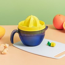 과일착즙기 휴대용 쥬서기 레몬착즙기 500ml 6 커터 미니 휴대용 과즙 기계 usb, 수동 착즙기