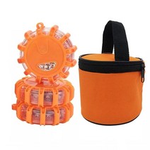 자동차 LED 작업등 써치라이트 3 개대 안전 경고 플레어 램프 조명 비상 도로 구조, 3PCS