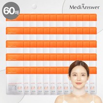 [메디앤서] 리얼스킨핏콜라겐 넥 마스크 60매, 단품, 단품