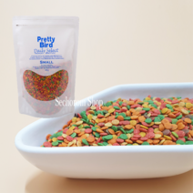 [새모이] (새초롬샵) 앵무새 프리티버드 데일리 셀렉트 스몰 펠렛(350g) 모란앵무 왕관앵무 사자나미 사료, 1개, 350g