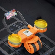 코어휠 복근운동기구 슬라이더 허리 코어 뱃살, 표준모델 - 오렌지