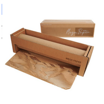 우림 메가150 / 메가150 Plus 디스펜서일체형 친환경 포장지 뽁뽁이 포장재 완충제 돌잔치포장 종이포장재 크라프트지 종이에어캡