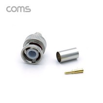 Coms BNC 커넥터 BB497/RG59/납땜용/Plug Solder용/4C 변환젠더/기타-기타 변환젠더, 선택없음