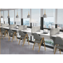 공유오피스 랩실책상 대학원 도서실 자습실 칸막이, 하나의